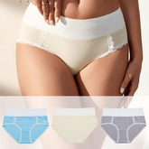High Quality Contrast Breathable Beautiful Underwear With Lace Trimmings Women's Panties Thong for Daily