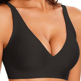 European and American Sizes Customized Logo Seamless Bra Women's Wireless Support Bra Jelly Bras
