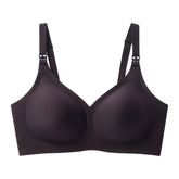 European American Cross-border Women's Cup Breastfeeding Bra Non-Rimmed Jelly Gel Pregnant Underwear Plus Size