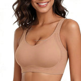 Seamless Wireless Full Coverage Bra Gel-Infused Uplift Technology Comfort Wire-Free Design Women Plus Size Bras