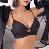 Push up Sexy Lady Wireless Seamless Deep V Bra Women's Bra