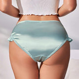 New Design Breathable Girls' Panties Lace Briefs Women Summer Underwear Tanga Panties for Daily