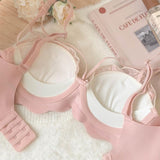Wireless Gathered Bra Sponge Bras for Women Comfortable Women Bras
