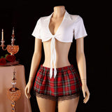 European American Sexy Lace ODM Women's Lingerie Uniform Seductive Role-Playing Short