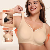 Wholesale High Quality Leopard Tattoo Women's Bra Back Push-up No Steel Ring Underwear Four Hook-and-eye Jelly Bra