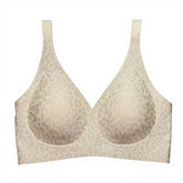 Leopard Tattoo Sexy Women's Bra Comfortable Beauty Back Push-up No Steel Ring Three Hook-and-eye Jelly Bras