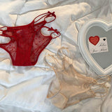 Sexy Underwear Lace Hollow-Out Thin Mesh Breathable Comfortable Low-Waist Women's Thong ODM