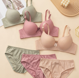 Underwire Ladies Bra Young Teen Panties Underwear Stylish Women Seamless Bra and Panty Sets Sexy Bra Set for Big Breasts Woman
