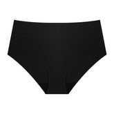 European American Style Hipster Sports Plus Size High-Waisted Women's Panties Breathable Nylon Seamless