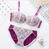 Soild Color Lace Stylish Girls Bra Underwear Set Women Junior Strapless Convertible Bra for Wedding Dress