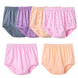 Cotton 3XL 4xl 5XL Plus Size Panties Mother's Panties Cotton Women's Panties