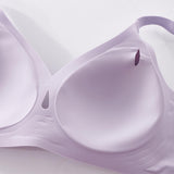 Cross-Border Supply Women's Regular Underwear Thin Water Drop Glow Bra with No Steel Ring Jelly Glue Wire-Free