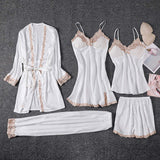 5-piece-set Best-selling Nightdress Set Sexy Night Dresses for Woman Lace Women's Sleepwear