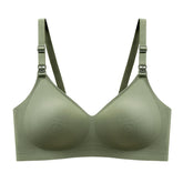 Jelly Strip Soft Support Seamless Laser Cut Front Closure Breastfeeding Maternity Nursing Bras