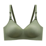 Jelly Strip Soft Support Seamless Laser Cut Front Closure Breastfeeding Maternity Nursing Bras