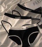 Low Rise Ladies Panties Casual Cotton Women Underwear Panties Simple Lady Panties