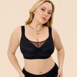 Jelly Seamless Bra Deep Cup Bra Brassiere Plus Size Sports Yoga Bra for Women