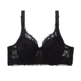 Big Size Bra for Women Lace Gather Push=up Sexy Underwear for Fat Women
