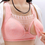 Women Post Pregnancy Support Lifting Front Open Lace Breastfeeding Maternity & Nursing Bras