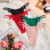Thong Women's Metal Chain Temptation Sexy G-String Underwear Large Size