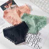 High Quality Cotton Women's Panties Ladies Sexy Girls Female Mature Panty Underwear Lace Briefs Wholesale