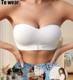 Front Buckle Strapless Bra Women's Anti-slip Anti-walking Wholesale Bra