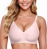 Wireless Jelly Bras for Women No Underwire with Support - S-3XL Seamless Bralettes Everyday Comfort Tshirt Padded Bra