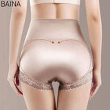 Belly Tightening Butt Lifting Body Shaping Pants High-Waisted for Women Summer Thin Breathable Seamless Underwear