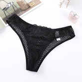 Wholesale Women's Underwear Sexy Lace New Transparent Hollow Briefs Large Size Panties
