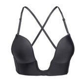 Backless bra Deep v Sexy Womens Sexy Underwear Push up Bra or Women