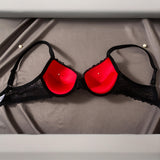 Best-Selling Floral Embroidery Bra - Sheer Mesh Minimalist Underwear for Women