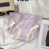 Female Panties Simple Trendy Underpants Seamless Briefs