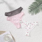 Manufacturer Skin-flattering Soft Breathable Rose Floral Women's Panties
