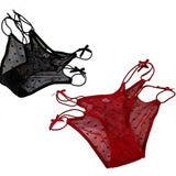 Sexy Underwear Lace Hollow-Out Thin Mesh Breathable Comfortable Low-Waist Women's Thong ODM