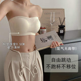 New Style Strapless Lingerie Women's Breast Gather for Anti-skid and Sagging Invisible Bra