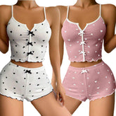 Two-piece Pajama Tops and Bottoms Pajamas for Women Set Women's Sleepwear