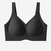 Customized Logo Wireless Jelly Gel Bra for Women Seamless Comfortable Support Silicon Bra Button Decoration Push-Up Bra
