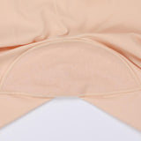 Plus Size High Waist Women's Bottoming Underwear One-piece Anti-glare Women's Pure Cotton Crotch Slim-fit Safety Underwear