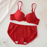 Bra & Brief Sets Women Lace Lingerie Set Push up Underwear and Panty Set