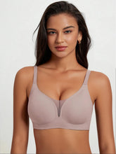 High Quality Women's Seamless Rear Buttonless Steel Ring Vests Plus Size Beauty Back One-piece Underwear Solid Lady Bra