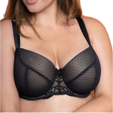 Women's Sexy Beautiful Back European American Plus Size Underwire Bra Adjustable Shoulder Straps Front Breathable Soft