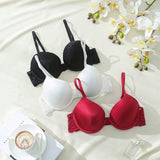 Traceless Deep V-neck Lace Underwear Comfortable Soft Anti-sag Underwire Push up Bra for Women Daily Wear