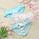 New Design Breathable Girls' Panties Lace Briefs Women Summer Underwear Tanga Panties for Daily