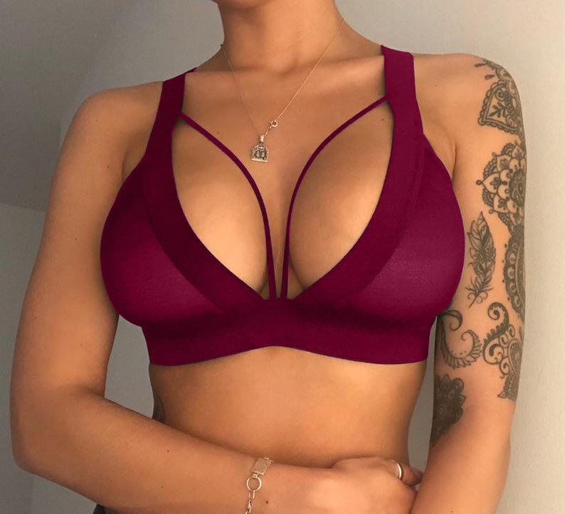 Sexy Underwear Temptation Vest Women's Pajamas Bikini Polyester