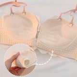Sexy Lace Small Chest Push-up Underwear Women's Non-steel Rings Pure Desire Palm Cup Anti-sagging Display Large Thick Bra