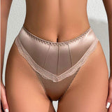 Sexy Lace Briefs One-piece Lady Panties Lo High Waist Thongs Underwear