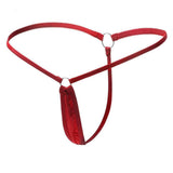 Ultra-small Thong Women's Panties Solid Color Simple Versatile T-style Sexy One-string Design Low-rise Mini Briefs