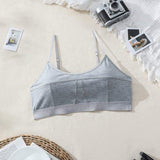 Hot Sale Breathable Bra Skinny Soft Wearable Tank Top Sports Yoga Adjustable Camisole Women's Bra for Daily