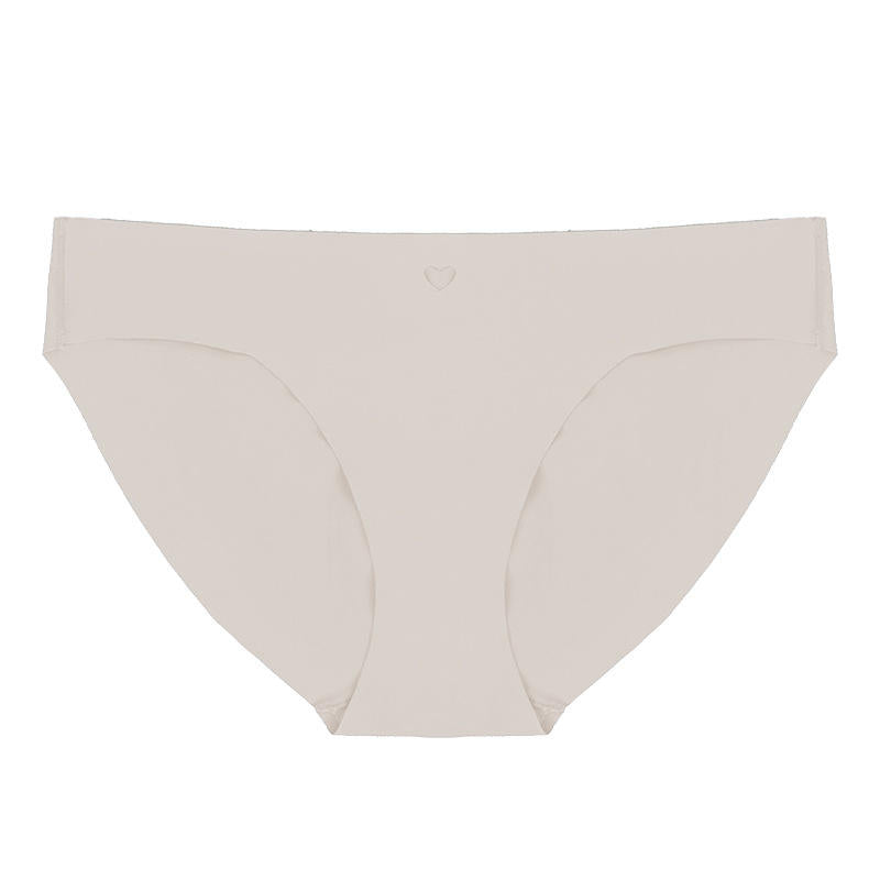 European American Large Size Bikini Breathable Ice Silk High-Elastic Feminine Low-Waist Anti-Bacterial Thin Knitted