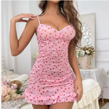 Luxury Floral Lace & Modal Nightgown – Elegant Women’s V-Neck Chemise with Sophisticated Full-Slip Silhouette